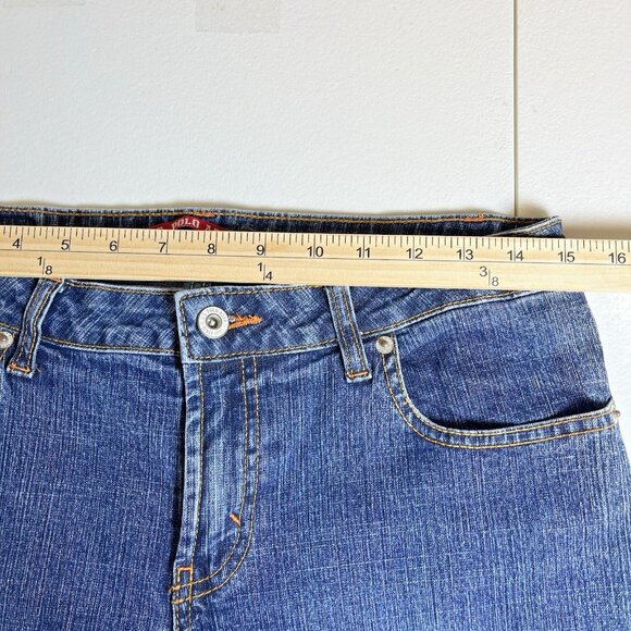 US Polo Assn. Womens Jeans Size 11/12 Flare Bootcut Y2K Low Rise - Picture 6 of 9